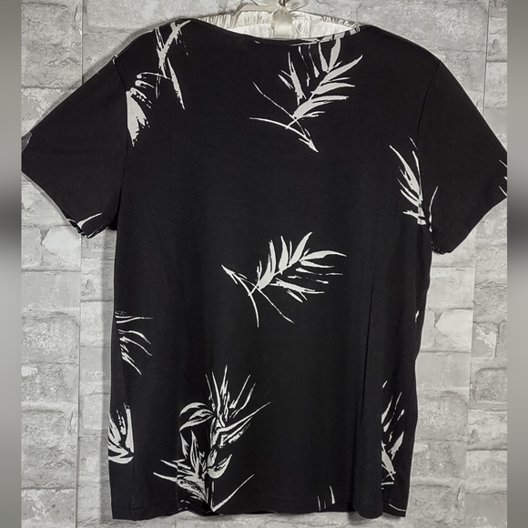 Pineapple Moon Rayon Stretch Knit Tee Shirt - Picture 2 of 3